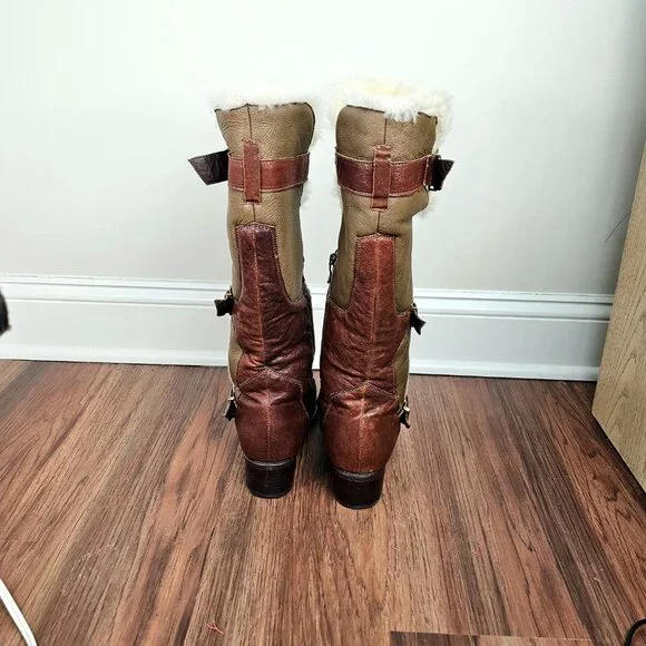 Charles David Size 10B Premium Leather Boots - Picture 4 of 10